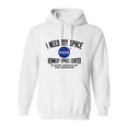thumbnail image 1 of NASA I Need My Space Nasa Design Hoodie Men -NASA Designs, Male 3X-Large, 1 of 4