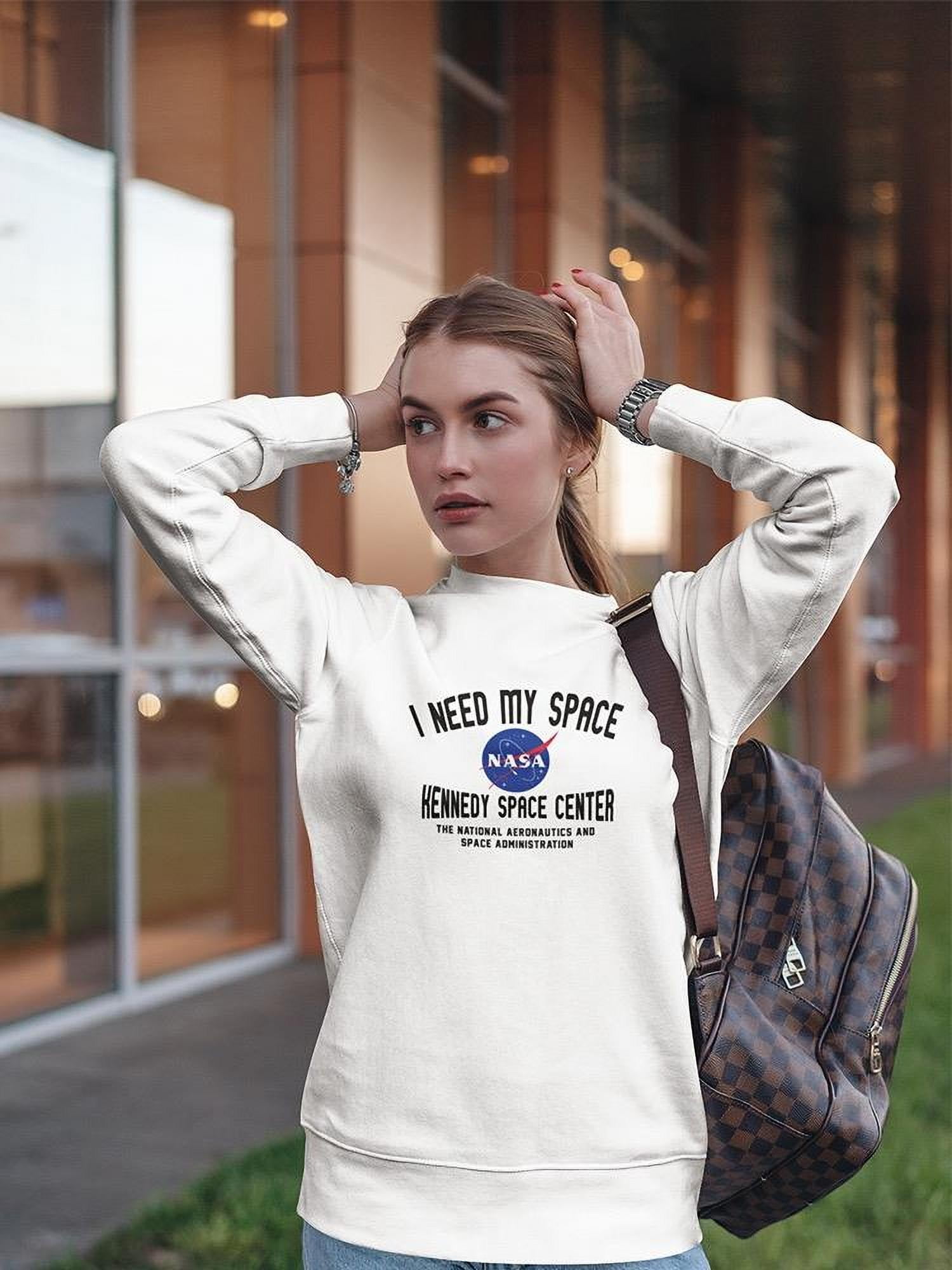 NASA I Need My Space Nasa Quote Sweatshirt Women NASA Designs Female 4X Large Walmart