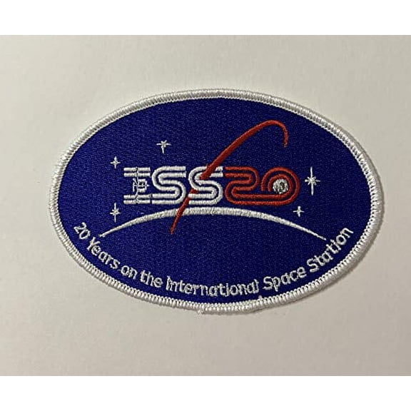NASA ISS 20 Years Patch Emblem