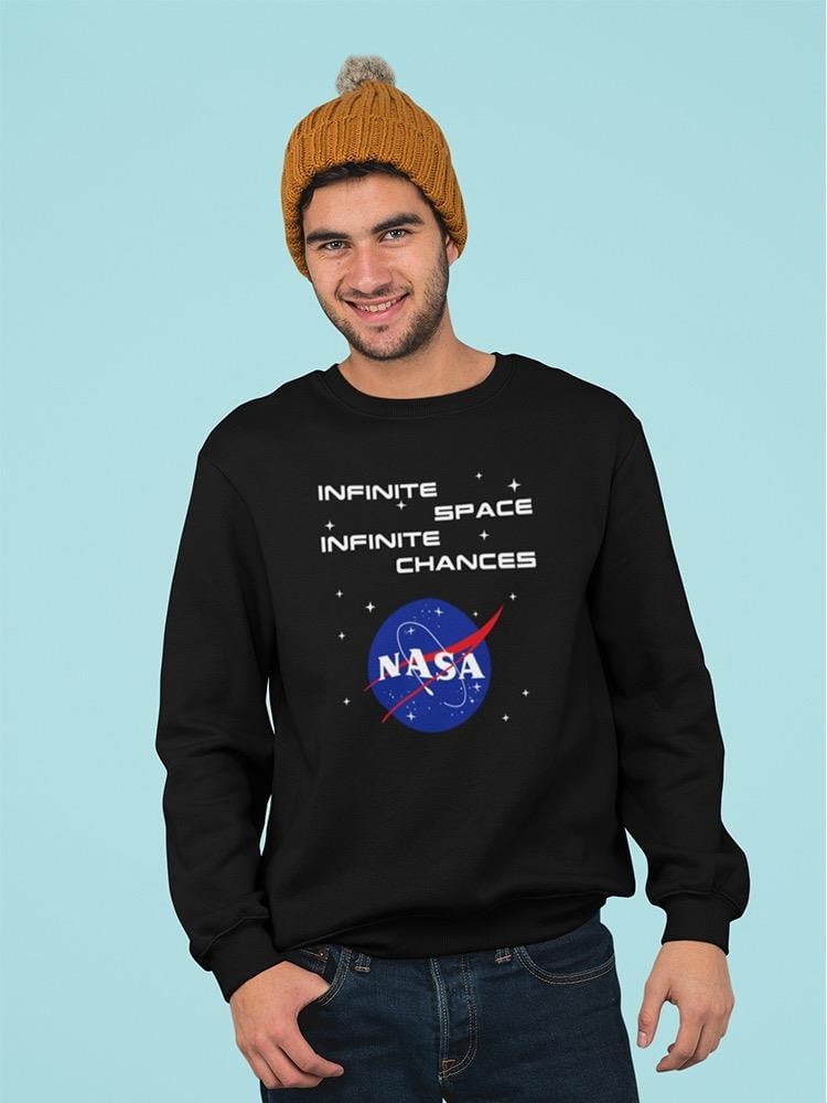 NASA Infinite Space Nasa Design Sweatshirt Men -NASA Designs, Male x ...