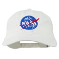 thumbnail image 1 of NASA Insignia Embroidered Pigment Dyed Cap - White OSFM, 1 of 5
