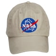 thumbnail image 1 of NASA Insignia Embroidered Washed Cap - Beige OSFM, 1 of 5