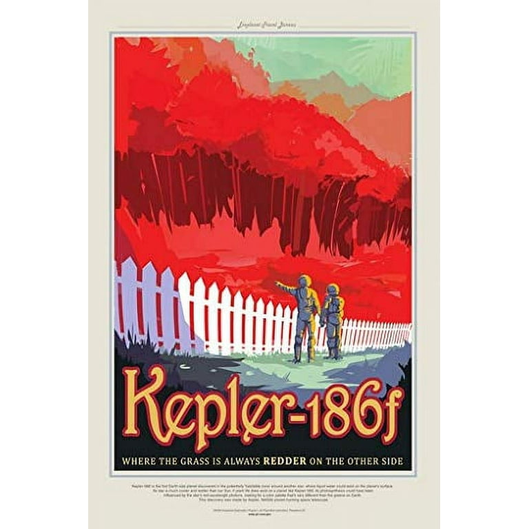 Kepler -16b. NASA JPL Space Tourism Travel Poster Kepler -16b. NASA JPL Space Tourism Travel Poster
