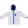 thumbnail image 1 of NASA Jacket Toddler Girls Puffer Winter Coat Silver, 1 of 4