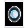 thumbnail image 1 of NASA James Webb Space Telescope Zoomed In Uranus Planet Rings NIRCam Artwork Framed Wall Art Print A4, 1 of 4