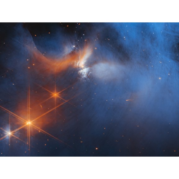 NASA James Webb Telescope Dark Side Pre-Stellar Ice Chemistry Extra Large XL Wall Art Poster Print