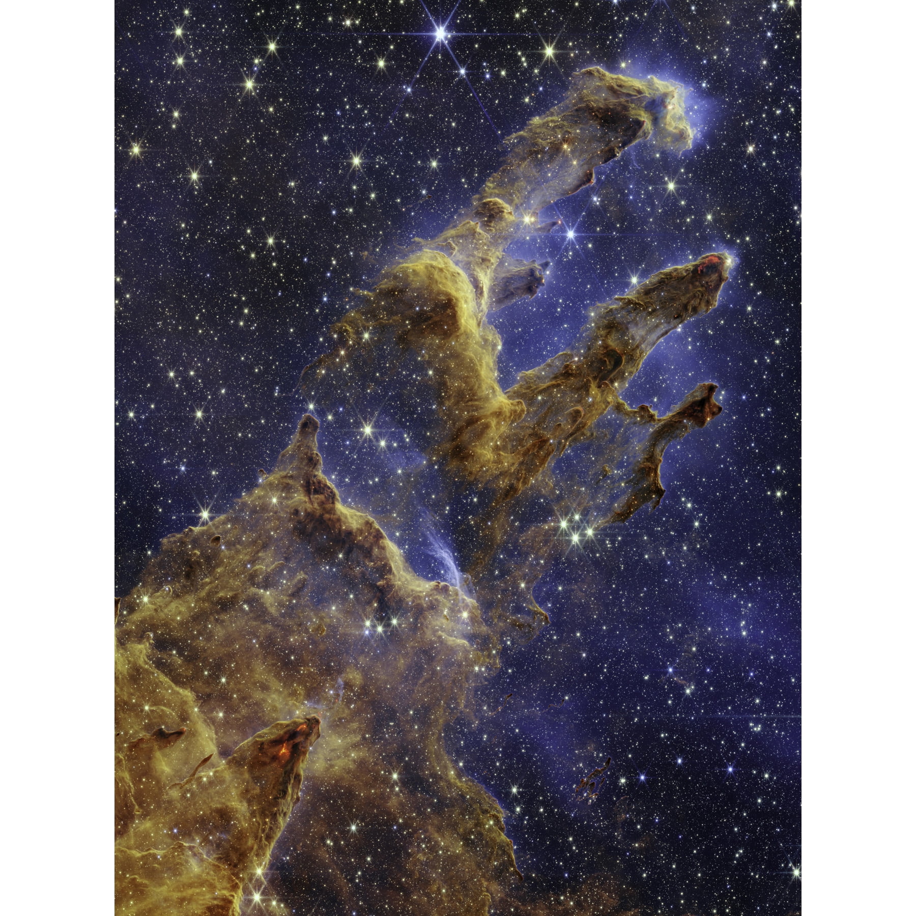 NASA James b Space Telescope Pillars of Creation Eagle Nebula Extra
