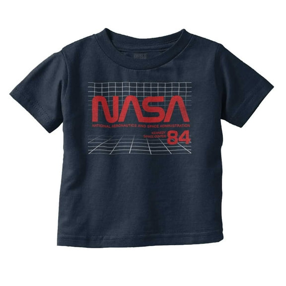 NASA Kennedy Space Center 1984 Toddler Boy Girl T Shirt Infant Toddler Brisco Brands 12M