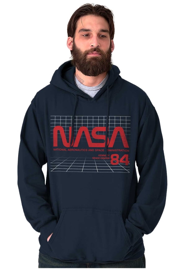 NASA Kennedy Space Center 1984 Unisex Plus Size Hoodie Brisco Brands 4X