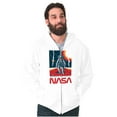 thumbnail image 1 of NASA Landed on the Moon Astronaut Zip Up Hoodie Men's Women's Brisco Brands M, 1 of 6
