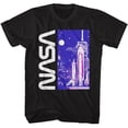 thumbnail image 1 of NASA Launch Pad Black Adult T-Shirt, 1 of 2