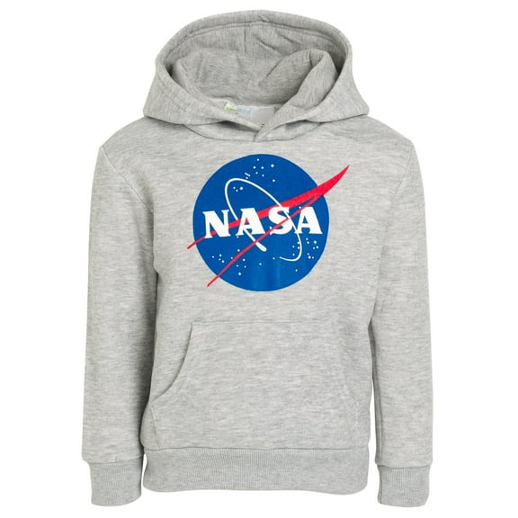 NASA Little Boys Fleece Pullover Hoodie Toddler to Big Kid