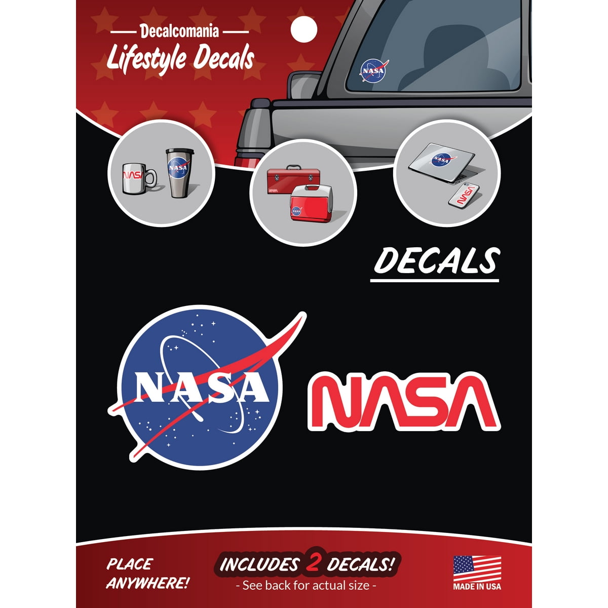 NASA Sticker Decal Style 2