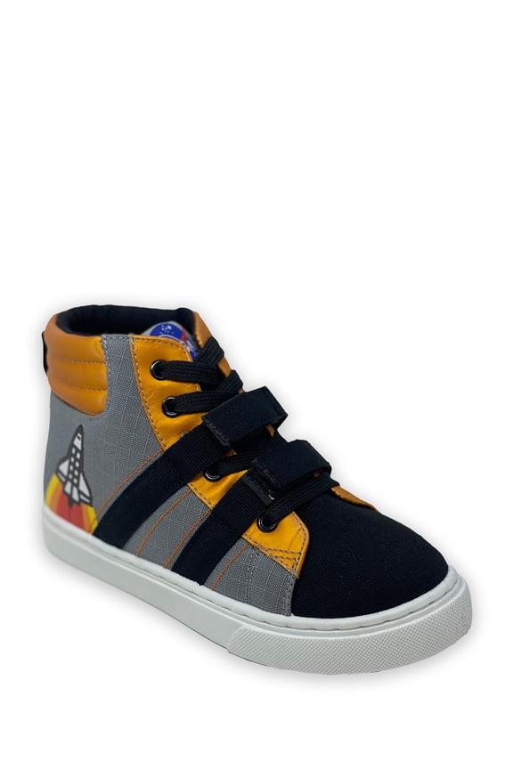 "NASA Logo High Top Sneaker (Little/Big Boys & Youth Boy)"