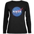 thumbnail image 1 of NASA Logo Ladies' Relaxed Jersey Long-Sleeve Tee Black MD, 1 of 1