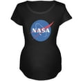 thumbnail image 1 of NASA Logo Maternity Soft T Shirt Black SM, 1 of 1