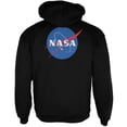thumbnail image 1 of NASA Logo Mens Full Zip Hoodie Black 2XL, 1 of 1