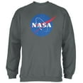 thumbnail image 1 of NASA Logo Mens Sweatshirt Charcoal 2XL, 1 of 1