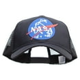 thumbnail image 1 of NASA Logo Patched Big Size Solid Cotton Twill High Profile Mesh Pro Style Cap - Black XL-3XL, 1 of 5