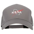 thumbnail image 1 of NASA Logo Symbol Heat Transfer Solid Cotton Twill Pro Style Cap - Grey OSFM, 1 of 5