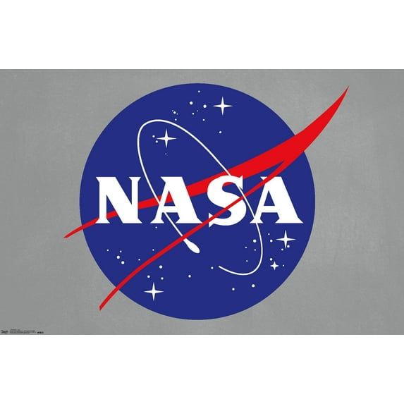 NASA - Logo Wall Poster, 14.725" x 22.375"
