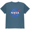 thumbnail image 1 of NASA Logo Youth T Shirt Indigo Blue YMD, 1 of 1