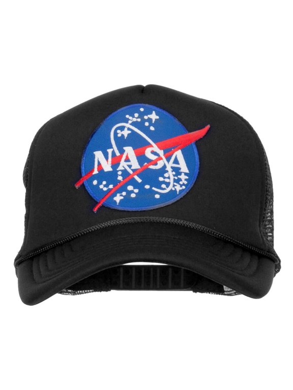 NASA Lunar Patched Foam Trucker Cap - Black OSFM