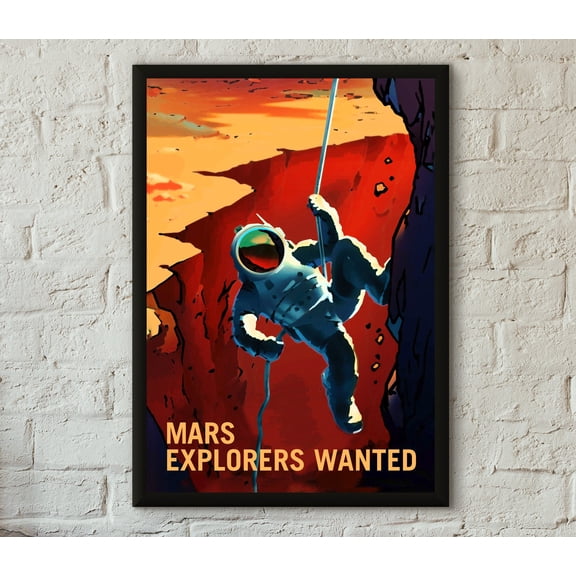 NASA Mars Explorers Wanted Poster