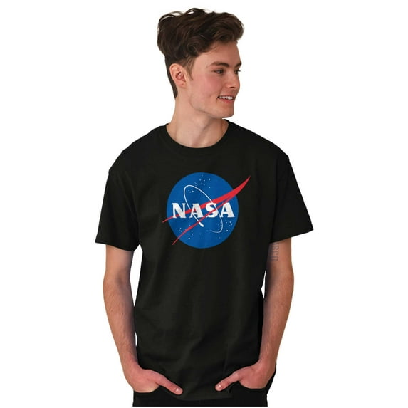 NASA Meatball Classic USA Space Logo Men's Graphic T Shirt Tees Brisco Brands S
