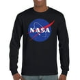 thumbnail image 1 of NASA Meatball Logo Long Sleeve T-shirt Iconic American Astronaut Space Souvenir, 1 of 7