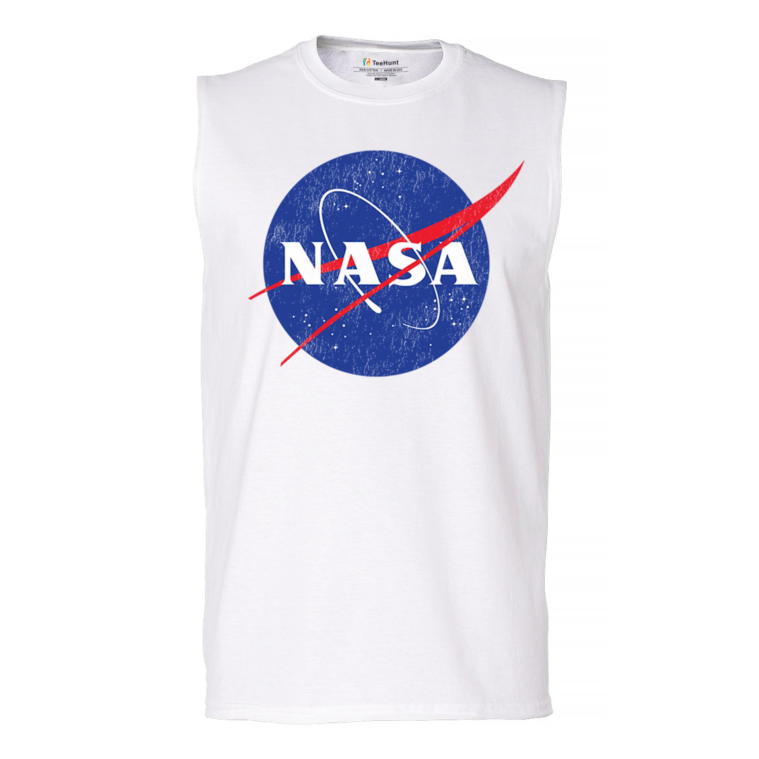 NASA Meatball Logo Men's Muscle Shirt Iconic American Astronaut Space ...