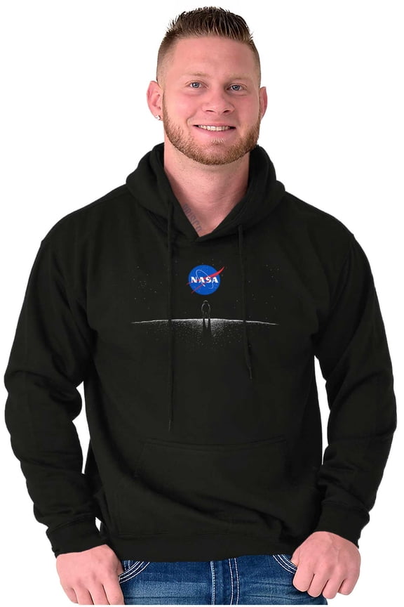 NASA Meatball Logo Outer Space Planet Hoodie Sweatshirt Women Men Brisco Brands M