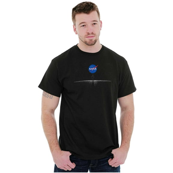 NASA Meatball Logo Outer Space Planet Men's Graphic T Shirt Tees Brisco Brands M