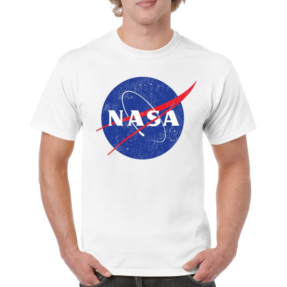NASA Meatball Logo T-shirt Iconic American Astronaut Space Souvenir Men's Tee
