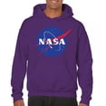 thumbnail image 1 of NASA Meatball Logo Unisex Hoodie Iconic American Astronaut Space Souvenir, 1 of 7