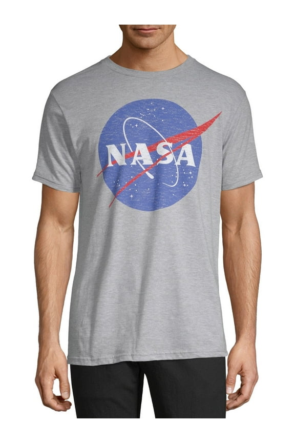 Men's and Big Men's Distressed Logo Short Sleeve Graphic T-Shirt, Size S-3XL