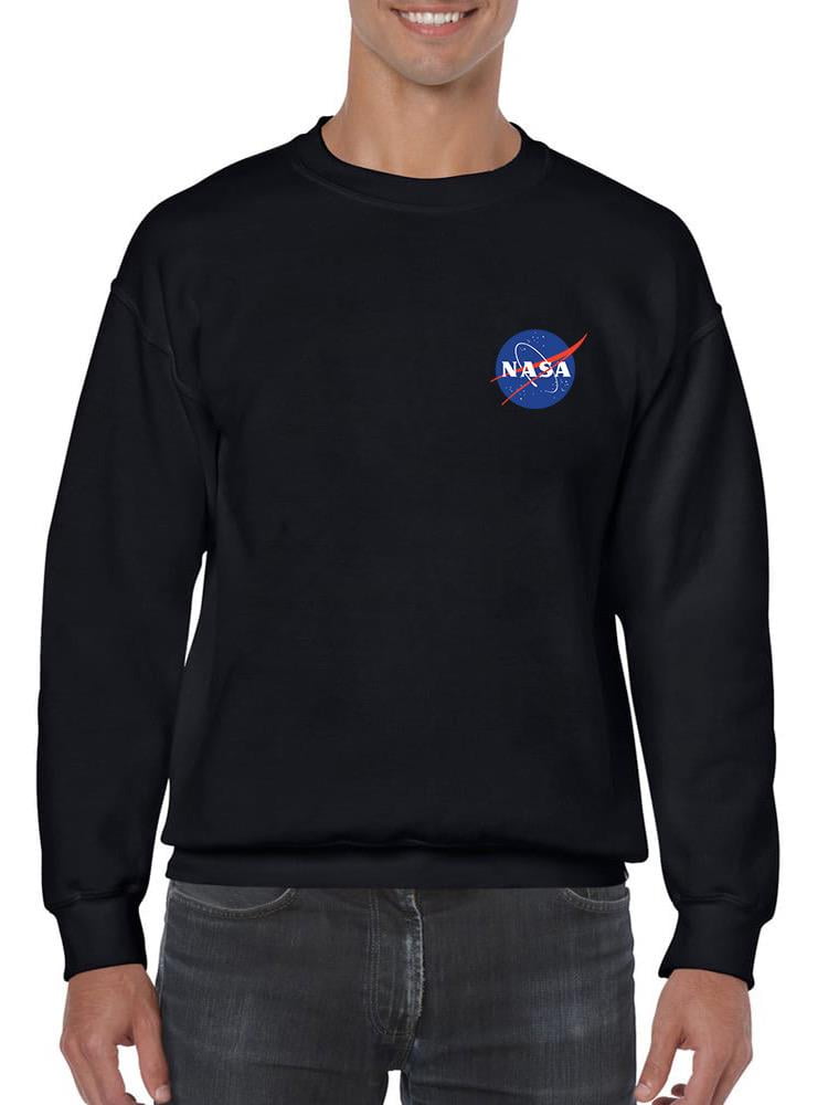 NASA Minimalist Nasa Sweatshirt Men -NASA Designs, Male 4X-Large
