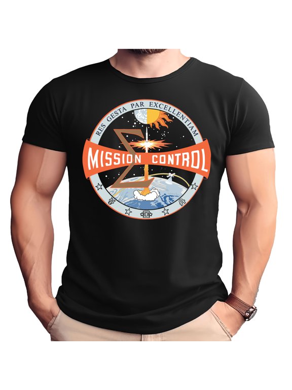 NASA Mission Control Logo T-Shirt-Small