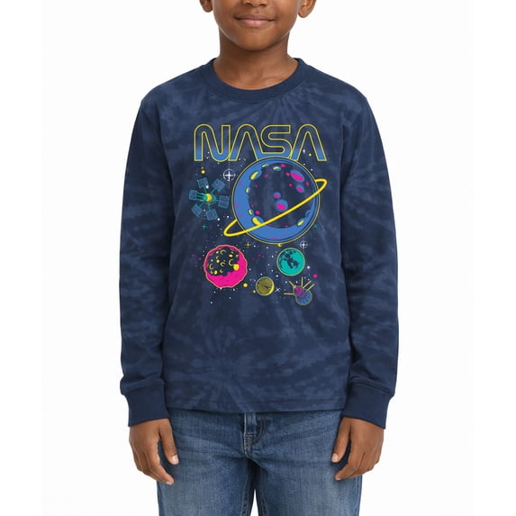 NASA - NASA Stellar Satellites Long Sleeve Graphic T-Shirt
