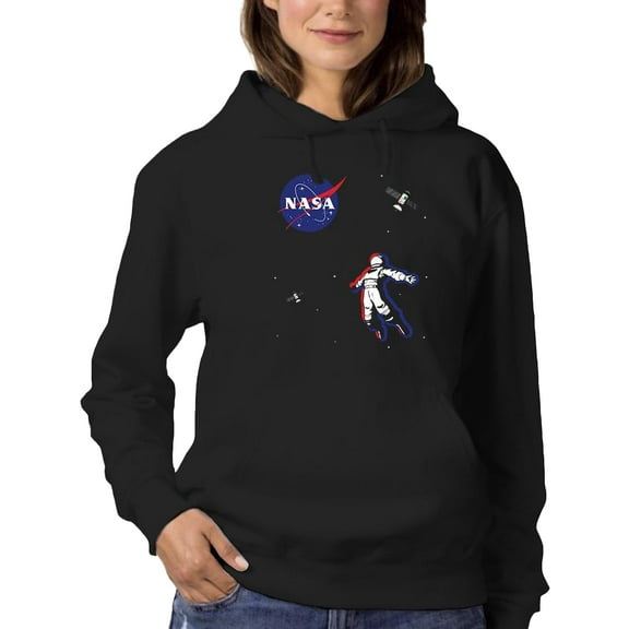 NASA Nasa 3D Astronaut Hoodie Women -NASA Designs, Female 3X-Large