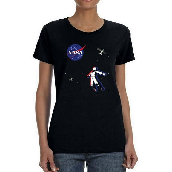 NASA Nasa 3D Astronaut Shaped T-Shirt Women -NASA Designs, Female Small