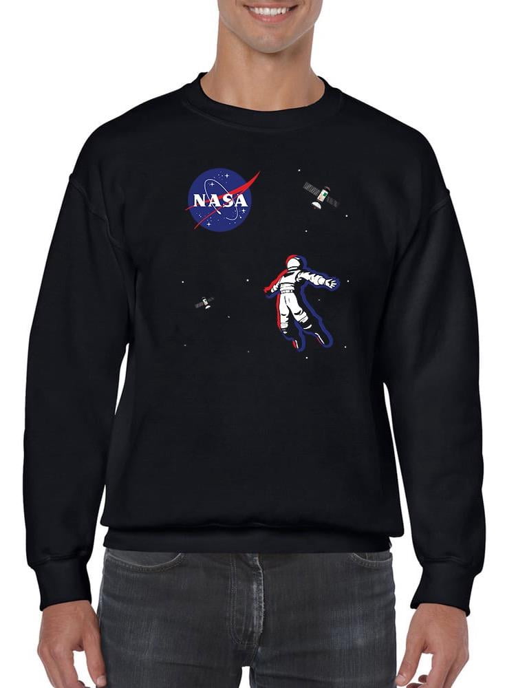 NASA Nasa 3D Astronaut Sweatshirt Men -NASA Designs, Male 4X-Large ...