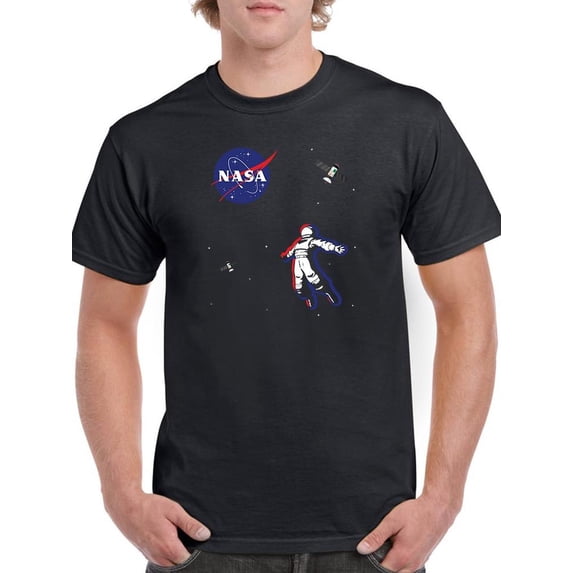 NASA Nasa 3D Astronaut T-Shirt Men -NASA Designs, Male Large