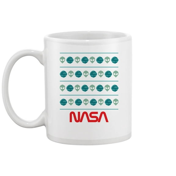 NASA Nasa Alien Pattern Mug Unisex's -NASA Designs