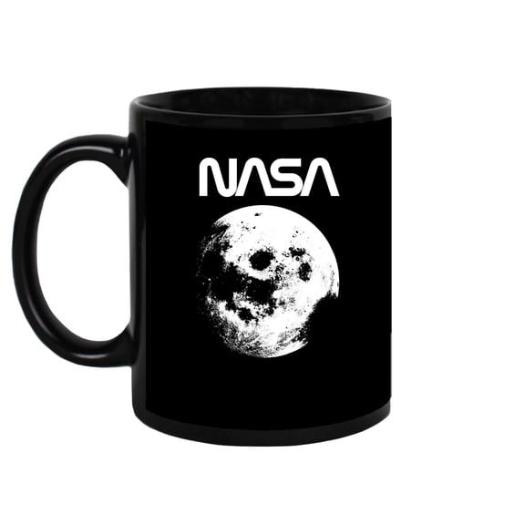 NASA Nasa And The Moon Mug Unisex's -NASA Designs