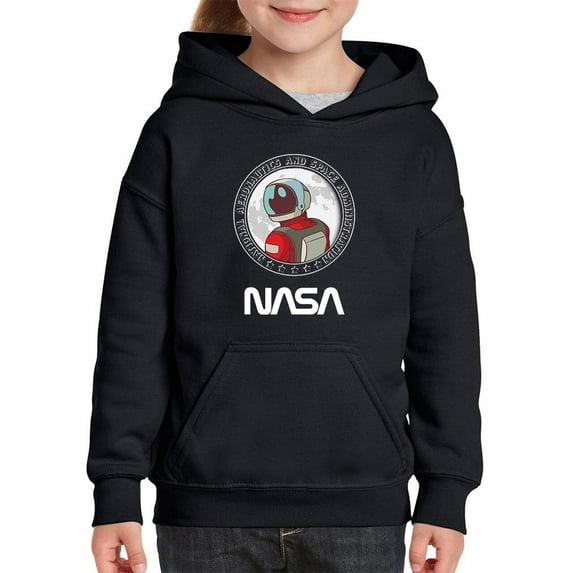 NASA Nasa Astronaut Badge Hoodie Juniors -NASA Designs, Medium