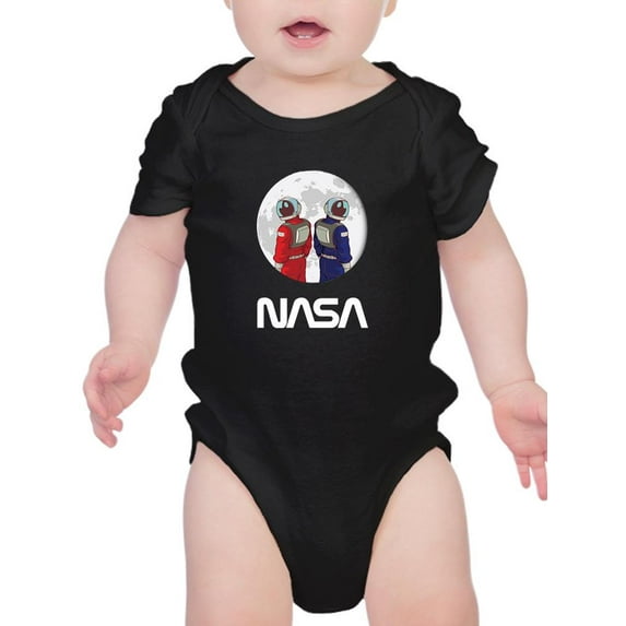 NASA Nasa Astronaut Duo Over Moon Bodysuit Infant -NASA Designs, 12 Months