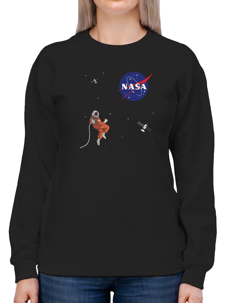 NASA Nasa Astronaut Floating Sweatshirt Women -NASA Designs, Female ...