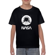 NASA Nasa Astronaut Over Moon T-Shirt Juniors -NASA Designs, Small