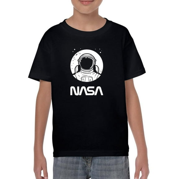 NASA Nasa Astronaut Over Moon T-Shirt Juniors -NASA Designs, Small